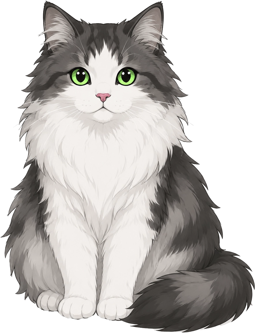 Pati Vip Servis kedi maskotu